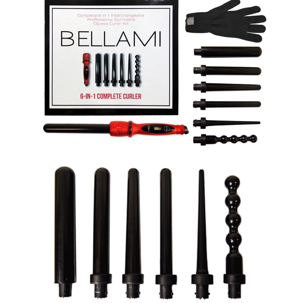ALMOST NEW Bellami 6-in-1 Curler Set